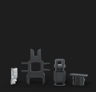 Solar accessories lined up