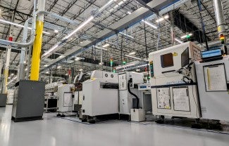 Microinverter assembly line equipment in Texas