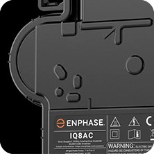 Product rending of Enphase IQ8AC microinverter