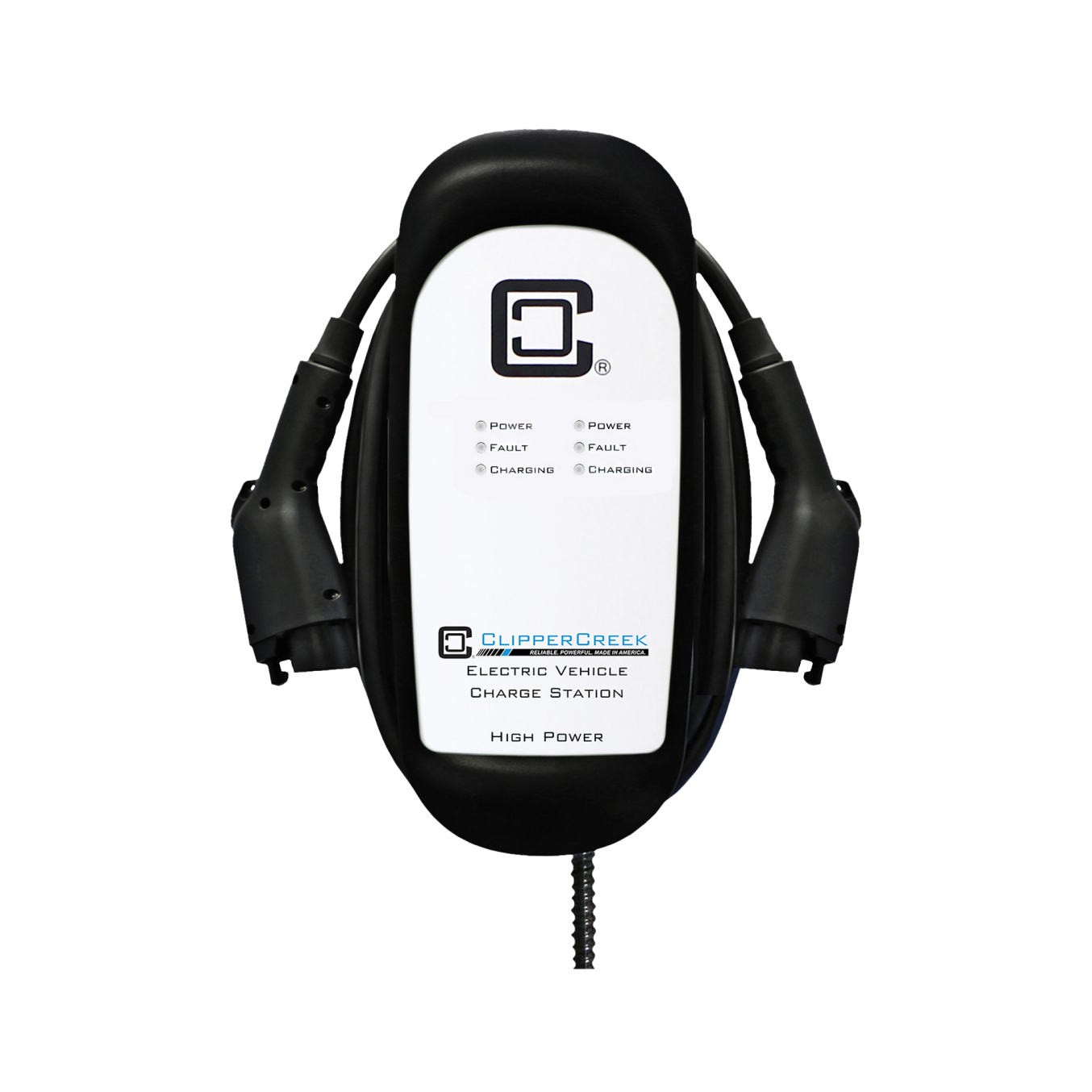 ClipperCreek HCS-D40R Dual EV Charger with 18 ft Cables
